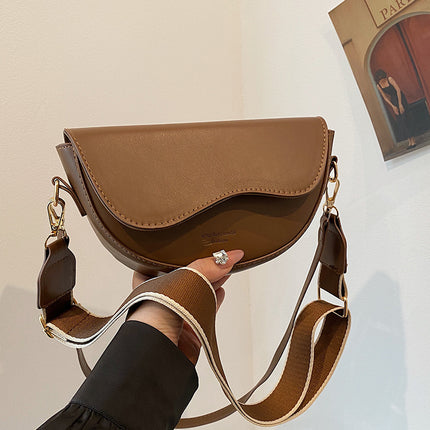 Bags for Women 2025 Spring New Style Simple Casual Shoulder Armpit Bag Niche Fashion Trend Crossbody Saddle Bag for Women