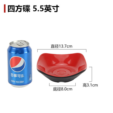 Black and Red Noodle Restaurant Special Bowl Beef Noodle Bowl Commercial Melamine Ramen Bowl Soybean Milk Wonton Porridge Bowl Breakfast Bowl Plastic Bowl