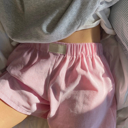 Cross-Border Trade Amazon Ins 2024 Summer Women's Striped Lazy Style High-Waisted Loose Long Pants Casual Versatile