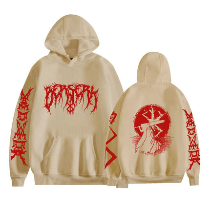2024 New sword style legend peripheral Sun Man print casual loose men's and women's hoodies sweatshirt wholesale