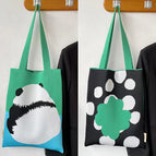 Back view bear green