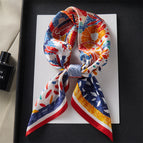 Colorful flowers [100% mulberry silk]