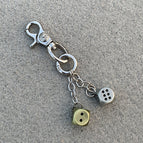Ch buckle + 18mm ring [copper dice + gun color dice]