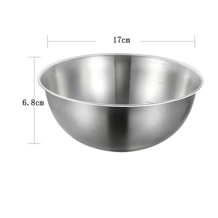 Cross-border Stainless Steel Thickened Vegetable Washing Basin Draining Basket Household Kitchen Rice Washing Artifact Vegetable Washing Basin Rice Washing Sieve Rice Washing Basin