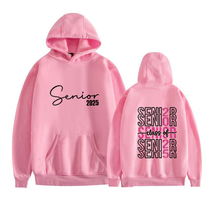 Amazon Aliexpress Export Fleece-Lined Drop Sleeve Hoodie with Letter Print on the Back Kangaroo Flap Pocket Pants Sweatshirt in Stock