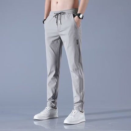 2025 New Straight Loose Summer Thin Dress Pants Slim Air Conditioning Sports Pants Loose Casual Long Trousers for Men