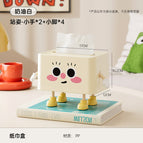 Cream white-cute series standing posture