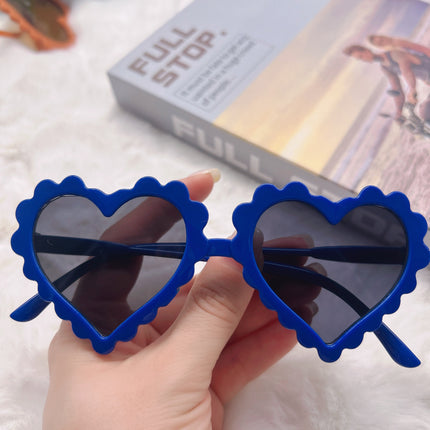 Children's Heart Sunglasses for Boys and Girls, Anti-Uv Sunglasses, Cute Girls, Peach Heart, Kidsren's Glasses Factory, Kidsren