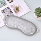 Ice bead eye mask gray (white beads) type B