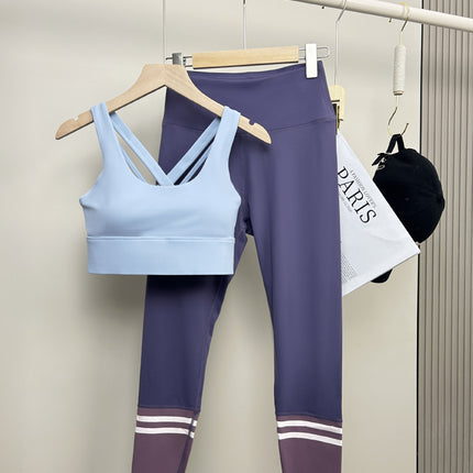 Factory Direct Sales Detachable Coaster Cross Back Women's Summer All-In-One Sports Slimming Running Fitness Bra