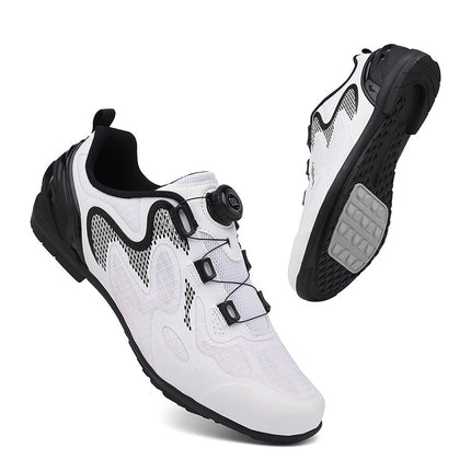 Self-Propelled Bicycle Road Mountain Cycling Shoes Men's Casual Flat Pedal Non-Locking Flat Bottom Locking Hard Bottom Women's Shoes Non-Locking Wholesale
