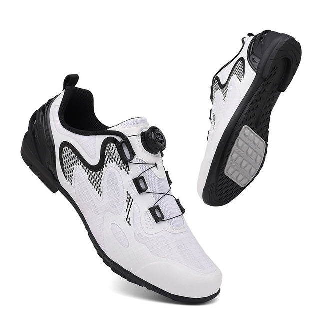 Self-Propelled Bicycle Road Mountain Cycling Shoes Men's Casual Flat Pedal Non-Locking Flat Bottom Locking Hard Bottom Women's Shoes Non-Locking Wholesale