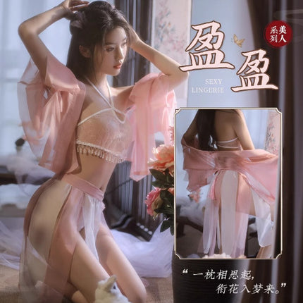 Ancient Style Han Dynasty Sexy Intimates 2025 New Sexy Pajamas Dancer Uniform Passionate Bed Shame Date Collection