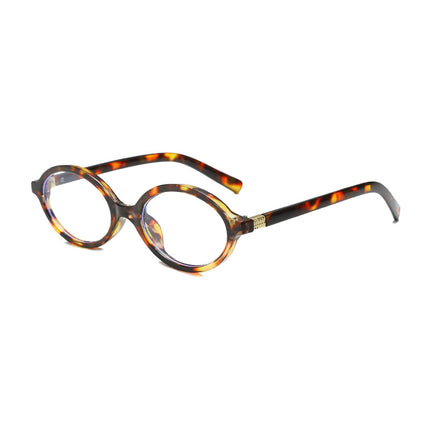 Flat Mirror Small Frame Retro Korean Plain Glasses Frame for Women Zhang Yuanying Same Style Glasses Frame Nerd Myopia Oval