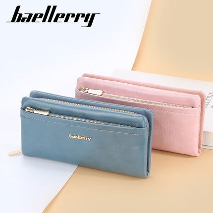 Women's Wallet Long Baellerry Cross-Border Korean Style Hemmed Multi-Card Slot Clutch Bag Fashionable Mobile Phone Bag