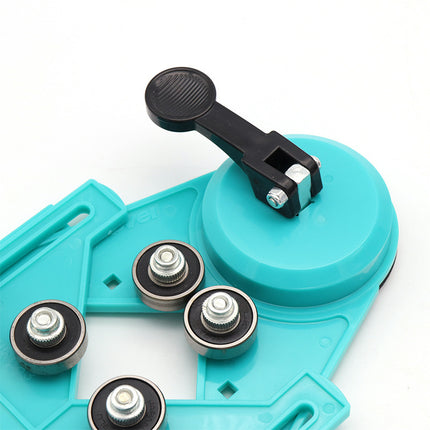 Tile punching locator tile glass marble punching holder drilling locator tile Chamfering device