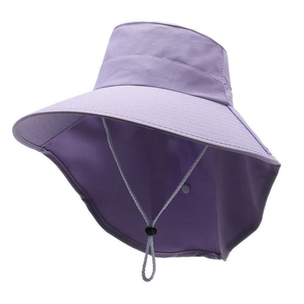 New Hat Women's Sun Hat Folding Large Cornice Hollow Sunscreen Sun Hat 2025 Outdoor Casual Fisherman Hat Basin Hat