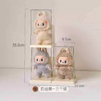Cream yellow three-pack [labubu first, second and third generation cola display box]