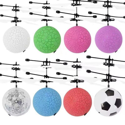 New electroplating flying violent bear induction aircraft suspension induction aircraft luminous aircraft children's toys