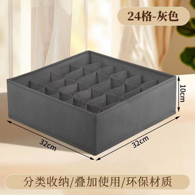 Underwear Storage Box, Cloth Box, Divided Household Drawer-Type Drawer Storage, Divided Socks Storage Box