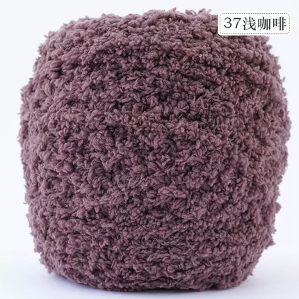 3 strands of coral fleece baby scarf coarse wool hand woven towel line baby sweater in stock wholesale