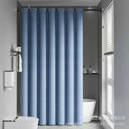 Single curtain: 100 wide * 200 high / Rome Hole Quiet Blue (150g Film)