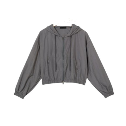 2026 New Thin Style Fashionable Quick-Drying Relaxed Long-Sleeve Sun Protection Clothing Versatile Low-Key Breathable Short Jacket for Women