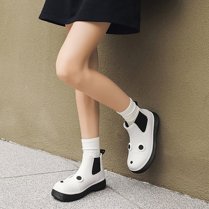 Cross-Border Dropshipping Martin Fashion Rain Boots Women's Thick-Soled Rain Boots Waterproof Shoes Students Versatile Water Boots Short Boots Non-Slip