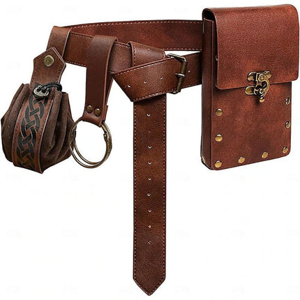 Amazon Hot Selling Steampunk Phone Bag Medieval Renaissance Role Playing Accessories Sport Fanny Pack