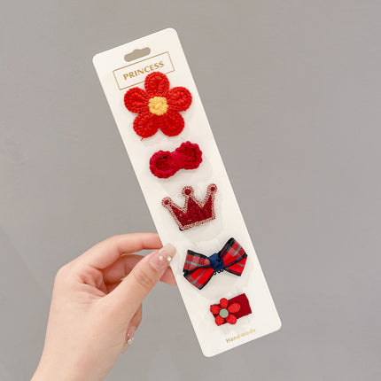 Cute baby lanugo hair small hairpin baby girl does not hurt hair hair clip baby hair small hair clip children's headdress