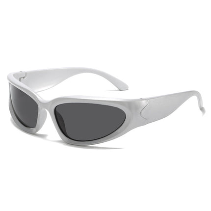 Cross-Border Internet Celebrity Street Photography Sunglasses for Men and Women, Retro Functional Style, Technological Sense, European and American Street Photography, Modern Sunglasses