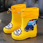 Yellow police car / Inner length 15cm (approximately size 22-24)