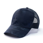 Five-page top back net style-dark blue / 56-59cm head circumference (normal size)