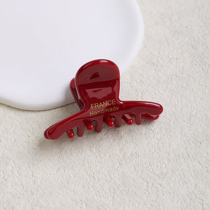 Acetate Small Claw Clip Half-Up Hair Shark Clip for Women, Suitable for the Back of the Head, Hairpin for Thin Hair, High-End Hair Accessory