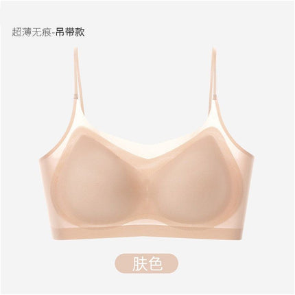 Summer Mesh Thin Non-marking Sling Underwear Women's Beautiful Back Breathable Push-up Anti-sagging plus size Bra for Women