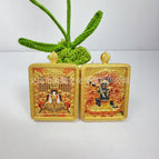 Fudo myooh (chicken) / Single-shot glass-faced thangka