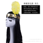 Yellow single feather