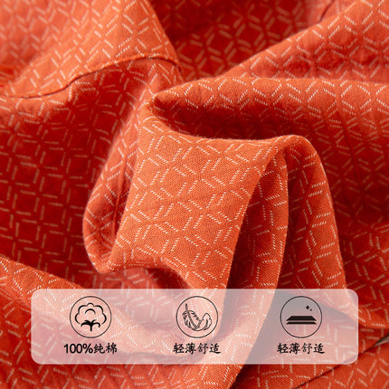 2025 New Pure Cotton Jacquard Couple Style Home Pants Spring, Autumn and Winter Pajamas Are Breathable, Comfortable and Can Be Worn Outside and Can Be Shipped on Behalf of Others