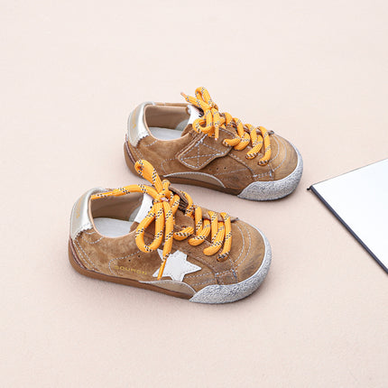 Children's Sneakers 2025 Autum New Boys' Low-Cut Non-Slip Shoes Girls' Fashionable Versatile Casual Sports Shoes