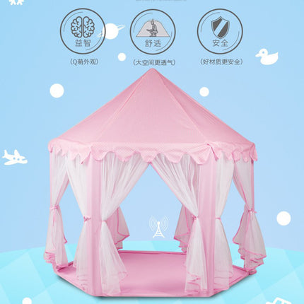 Hexagon Children's Tent Play Toys Boys and Girls Sleep Indoor Safety Play Anti-mosquito Cute Tent