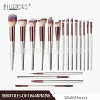 18 champagne gold wooden handles