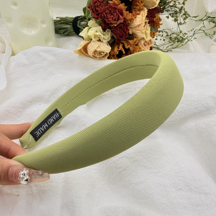 Mesh Pearl Flower Blue Face Wash Hair Hoop Female High Cranial Top Internet Red 2022 New Hair Clamp Pressure Hair Hoop