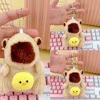 Bead chain style / Light brown hand holding chick