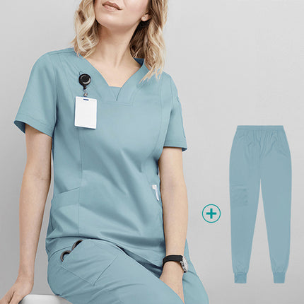 Temu, Operating Room Scrub Suit Set for Doctors and Nurses, Beauty Salon Workwear, Medical and Healthcare Use Only