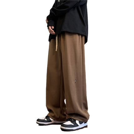 Men's High-grade Pendant Pants Spring and Autumn 2024 New Wide Leg Pants Fashion Brand plus size Straight Loose Casual Pants