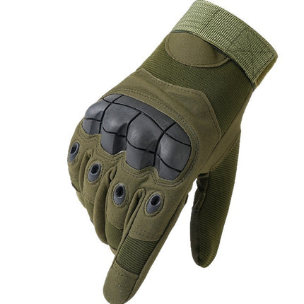 Tactical Full-Finger Gloves for Men, Soft Shell Protective Palm Pads, Touch Screen Combat Training Gloves, Non-Slip Half-Finger Gloves, Cross-Border