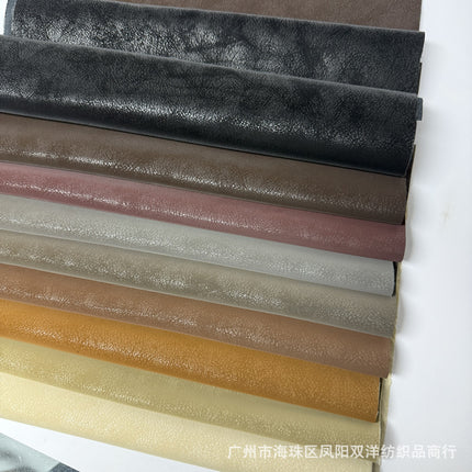 Retro Skin-Feel Suede Pu Leather 0.7 Cloth Bottom Clothing Leather Coat Jacket Leather Pants Children's Clothing Bags Belt Decorative Material