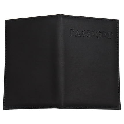 Leather Passport Cover, Passport Bag, Logo Wholesale, English Pu Leather Passport Holder, Amazon Cross-Border Card Holder