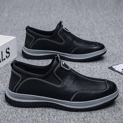 2022 Spring and Autumn Soft Peas Shoes Men's Casual Driving Shoes Soft Sole Fashionable All-match Sneakers Board Shoes