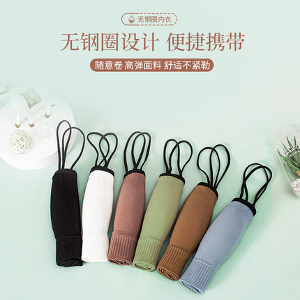 Cross-border new summer beauty back one-piece tube top strap underwear with chest pad push up anti-exposure vest bra for women